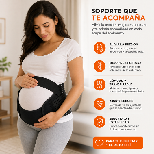 Banda de Soporte para Vientre durante el Embarazo