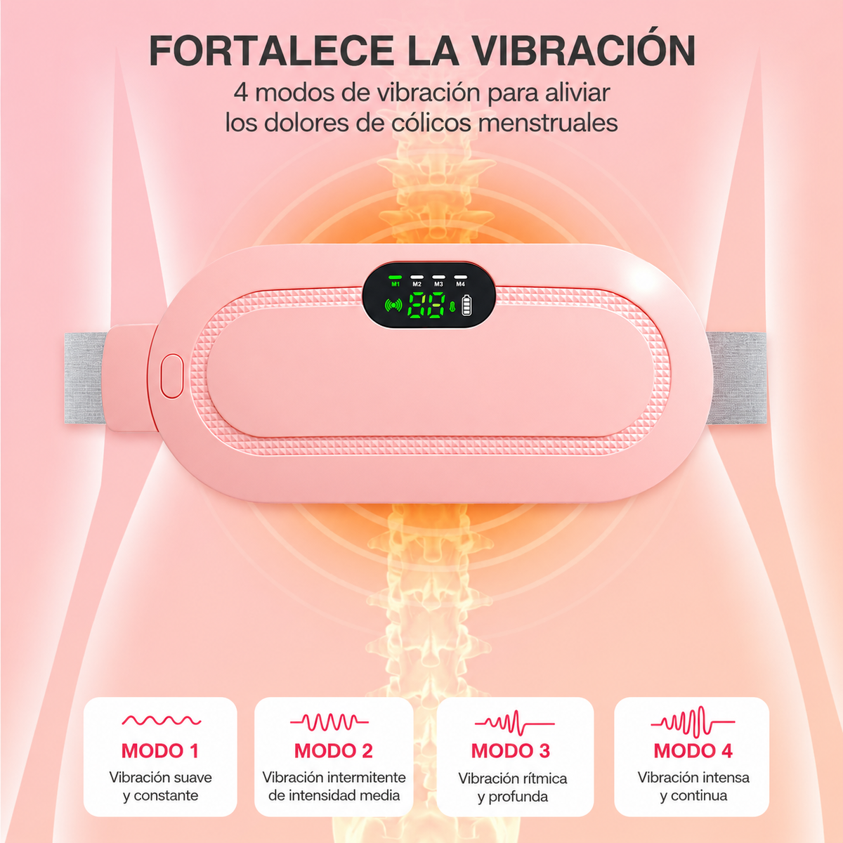 Cinturón Térmico con Masaje Vibratorio