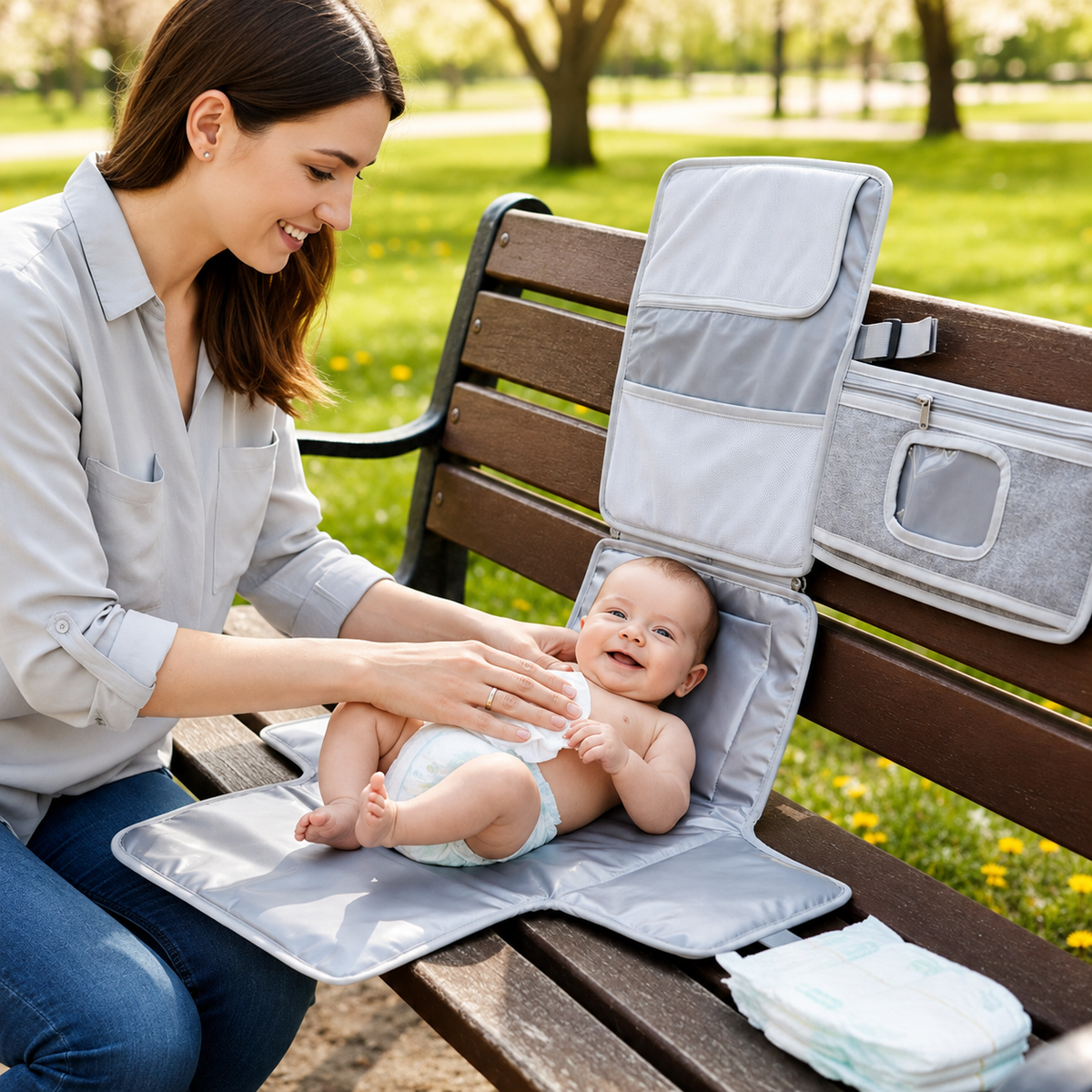 Cambiador Portátil para Bebés